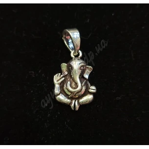 Кулон-1 Ганеша благославляючий срібний, Ganesh, Аюрведа Здесь!
