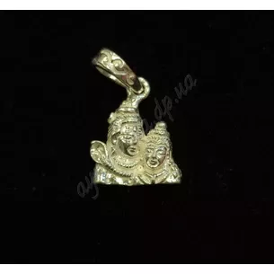 Pendant-2 Shiva Parvati silver, Shiva, Ayurveda Here!