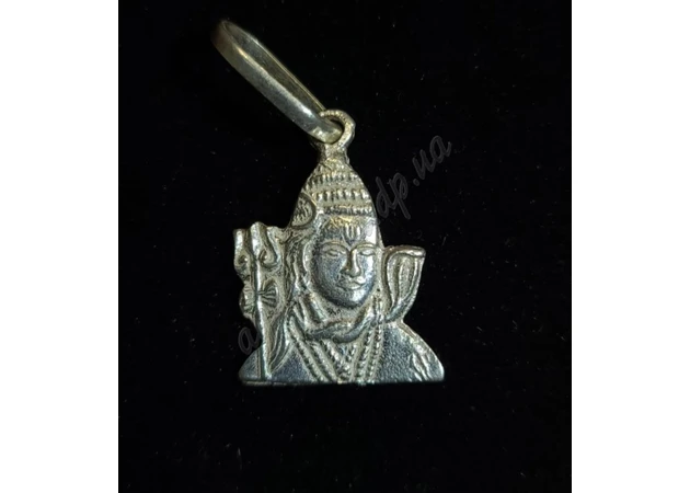 Фото 1 - Кулон-3 Шива с Тришулом серебро, Shiva, Аюрведа Здесь!