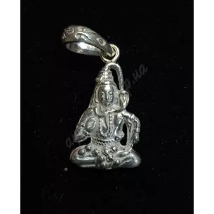 Кулон-3 Шива медитирующий серебро, Shiva, Аюрведа Здесь!