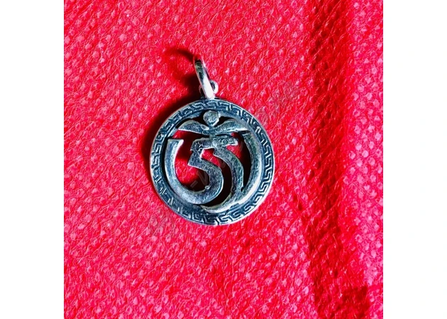 Фото 1 - Pendant-4 Ohm-stylized silver 30mm, Ayurveda Here!