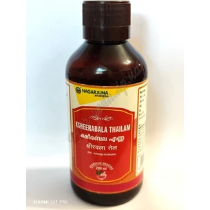 Ksheerabala thailam Nagarjuna 200ml, Ksheerabala thailam Nagarjuna, rejuvenating oil for rheumatism, arthritis, inflammation, Ayurveda