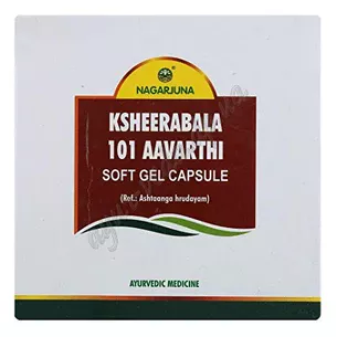 Кширабала 101 Нагарджуна 100 кап., Ksheerabala 101 Nagarjuna, Кширабала 101 Нагарджуна для суставов и нервной системы, Аюрвед