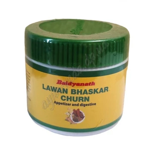 Лаванбаскар Чурна Байдьянатх 60г, Лаван Бхаскар, Lavanbhaskar Churna Baidyanath, регулятор работы ЖКТ, Аюрведа