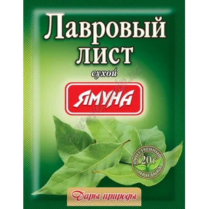 Лавровый лист, сухой, Ямуна 20 г. , Аюрведа Здесь!