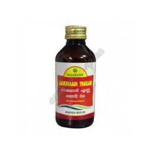 Laakshaadi Thailam Nagarjuna 200ml, Laakshaadi Thailam Nagarjuna, massage oil, for inflammation, cold, arthritis, Ayurveda.