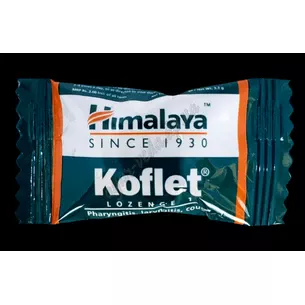 Cough lozenges Coflet 1 pc. Himalaya, Koflet lozenge, Himalaya, Ayurveda