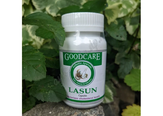 Фото 1 - Lakomka Goodcare 60caps period 08/23 inclusive, Lasuna Goodcare, Garlic, GoodCare, cholesterol reduction, or atherosclerosis, Ayurveda