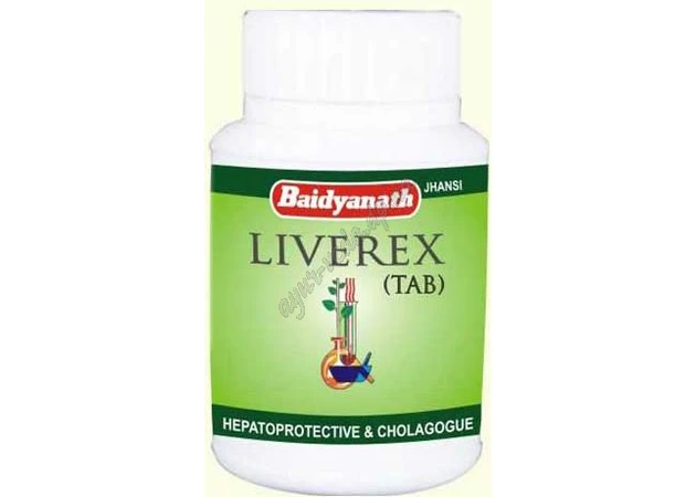 Фото 1 - Liverex Baidyanath 100tab, Liverex Baidyanath, Liverex Baidyanath, for liver and spleen, Ayurveda