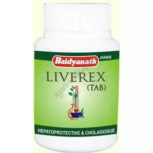 Ліврекс Байдьянатх 100таб, Ливрекс Байдьянатх, Liverex Baidyanath, для печени и селезёнки, Аюрведа Здесь