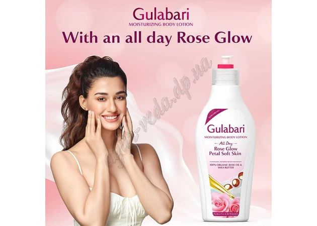 Фото 1 - Лосьон Дабур Гулабары с розой 50мл, Dabur Gulabari Moisturizing lotion, Лосьон с Розой, Аюрведа