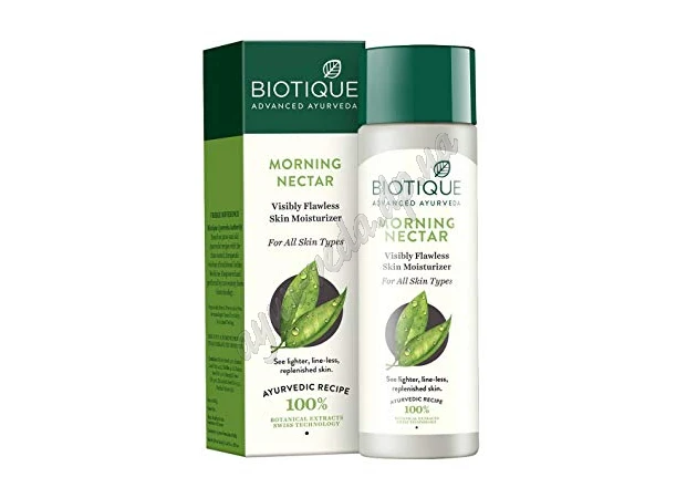 Фото 1 - Лосьон Біотік для обличчя та шиї Біо Ранковий Нектар120 мл, Biotique Morning Nectar Flawless Skin Lotion, Лосьон Биотик для лица