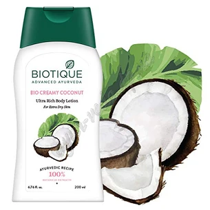 Body lotion Bio Cream-Coconut Biotic 200 ml, Bio Cream-Coconut Biotic, Ayurveda