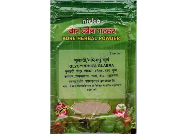 Фото 1 - Madhuyashti Churna 40g., Madhuyashti Churna, Nidco, an effective Ayurvedic remedy, Ayurveda