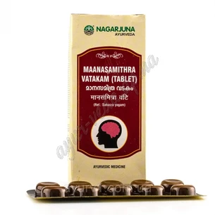 Monosamitra Vatak 50 tab. Nagarjuna, MaanasaMithra Vatakam Nagarjuna, Manasa Mitra Vati, Manasamitra Vatakam, Manasamitra watt*