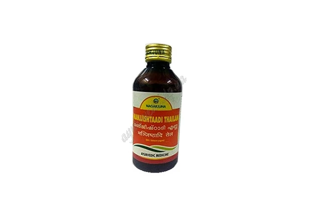 Фото 1 - Манжиштхади Таил Нагарджуна 200 мл., Manjishtadi Thailam Nagarjuna Herbal Concentrates Ltd, Манжиштхады Таил