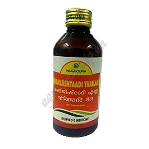 Manjishtadi Thailam Nagarjuna 200 ml., Manjishtadi Thailam Nagarjuna Herbal Concentrates Ltd, Manjishtadi Thailam