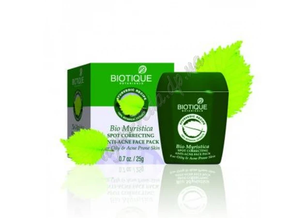 Фото 1 - Маска для лица Био Мускат Биотик, Bio Myristica Pack Pimples and Acne Only, Аюрведа