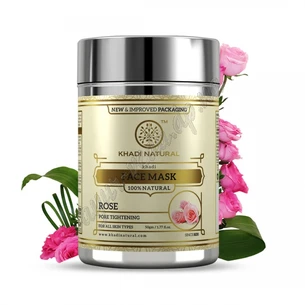 Маска Роза Кхади Нейчрал 50г сухая, Khadi Natural Rose Face Mask, для лица Роза Кхади, Аюрведа