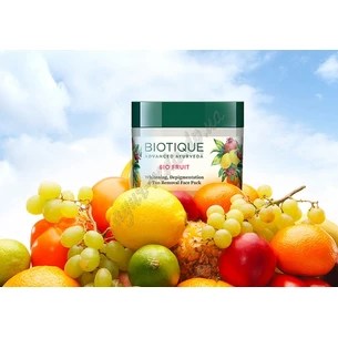 Маска Фрукти Біотік 75г, Маска для лица Био Фрукты Биотик, Biotique Bio Fruit Pack Skin Fairness Pack, Аюрведа Здесь
