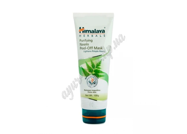 Фото 1 - Маска-плівка Нім Хімалая 100г Хималая, Himalaya Herbals Purifying Neem Peel Off Mask, Очищающая маска для лица с нимом Хималая,