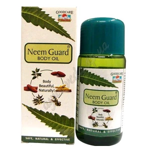 Масло для тела Ним гард 100мл Гудкер, Нимгард, neem guard oil GoodCare neemguard, Аюрведа Здесь