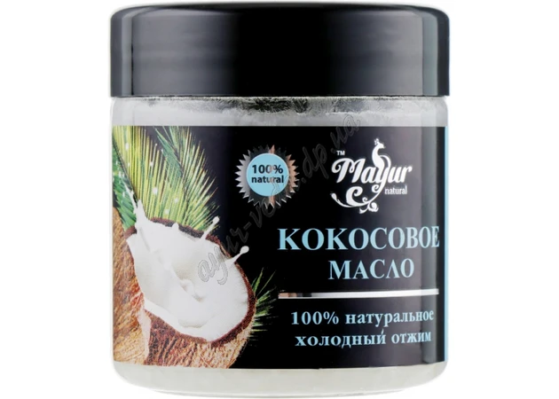 Фото 1 - Масло кокосовое, 140мл. Mayur, источник 100% натуральной красоты!, Аюрведа Здесь