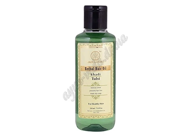 Фото 1 - Khada oil from Tulsa 210 ml, stimulates hair growth, Ayurveda.
