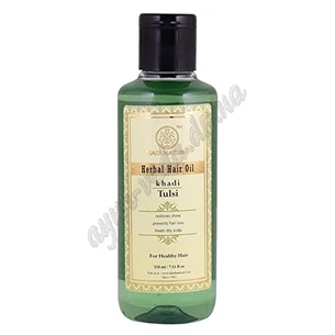 Khada oil from Tulsa 210 ml, stimulates hair growth, Ayurveda.