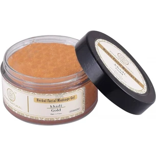 Khadi Herbal Facial Massage Gel Gold, With Gold And Shea Butter, Ayurveda