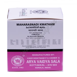 Махараснаді кашая 100 таб. Коттаккал, Kottakkal Maharasnadi Kwatham, Махараснади, нормализирует работу организма, Махараснади ка