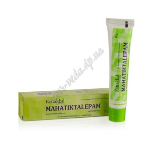 Махатикта грита лепям 20 г Коттаккал, крем, Mahathikthakam Ghrutham Ointment, Mahatiktalepam, Arya Vadya Sala, Kottakaal,
