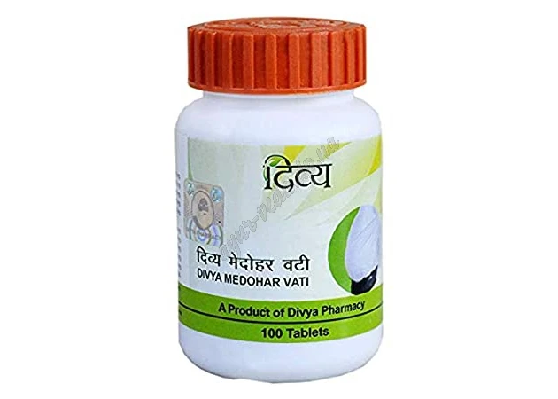 Фото 1 - Medokhar Vati 100 tab. Divya Patanjali, Divya Medohar Vati Tablet Patanjali, Medohar Vati Patanjali, cholesterol level control