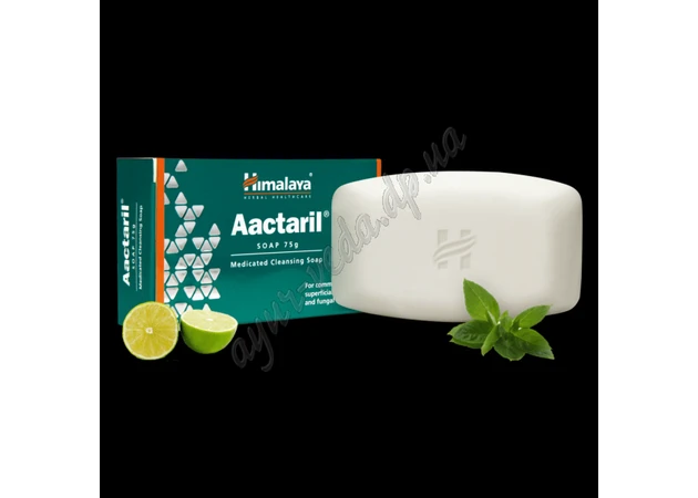 Фото 1 - Мило Актаріл Хімалая, 75 г, Himalaya Herbals Aactaril Soap, Антисептическое мыло Актарил Хималая, Лагідне для шкіри безжалісне