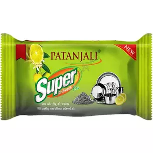 Patanjali household soap 145g and for washing dishes Super Dishwash Bar (with lemon and ash) Patanjali, Ayurveda