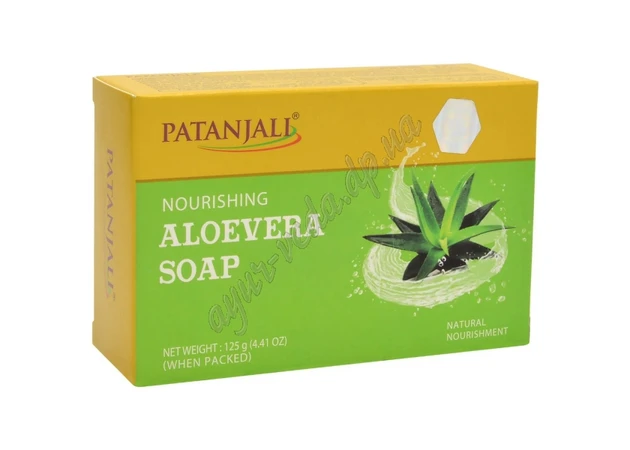 Фото 1 - Мыло из Алоэ Вера Канти Патанджали 125 г, Kanti Aloevera Body Cleanser, Patanjali Ayurved, Мыло Канты Патанджали, Аюрведа