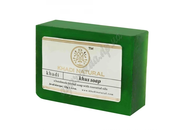 Фото 1 - Мило Кхаді Кхус, Мыло Кхади Кхус (ветивер), Khadi Natural™ Herbal Khus Soap, Аюрведа Здесь