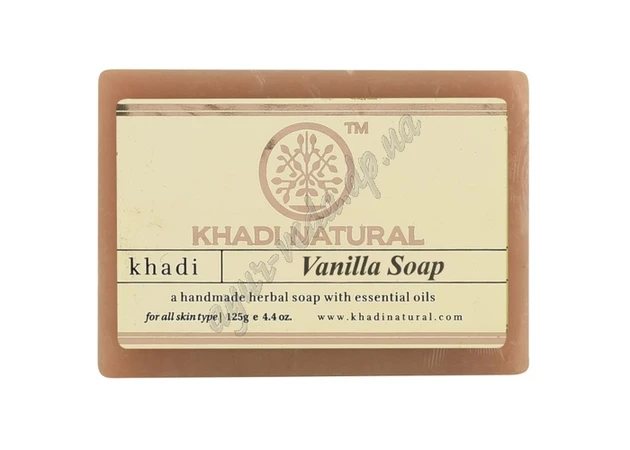 Фото 1 - Khadi Naturals Vanilla Soap 115-125g, Khadi Vanilla Soap, Khadi Natural™ Herbal Vanilla Soap, Ayurveda
