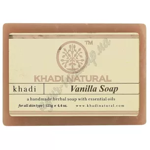 Мило Кхаді Нечралз Ваніль 115-125г, Мыло Кхади Ванилла, Khadi Natural™ Herbal Vanilla Soap, Аюрведа Здесь