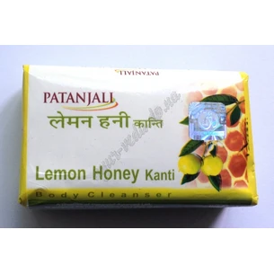 Kanti Lemon and Honey Soap, Patanjali 75 g, Kanti Lemon Honey Body cleanser, Patanjali Ayurved, Kanti Lemon and Honey Soap,