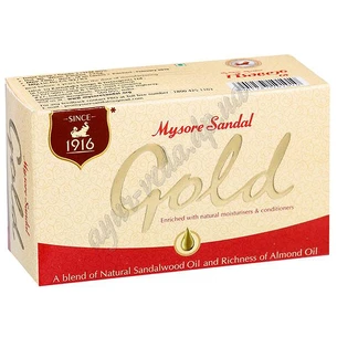 Soap Mysore Sandal Gold 125g term 08/24 inclusive, Mysore sandal soap, Mysore Sandal Gold Soap, Mysore, sandal soap