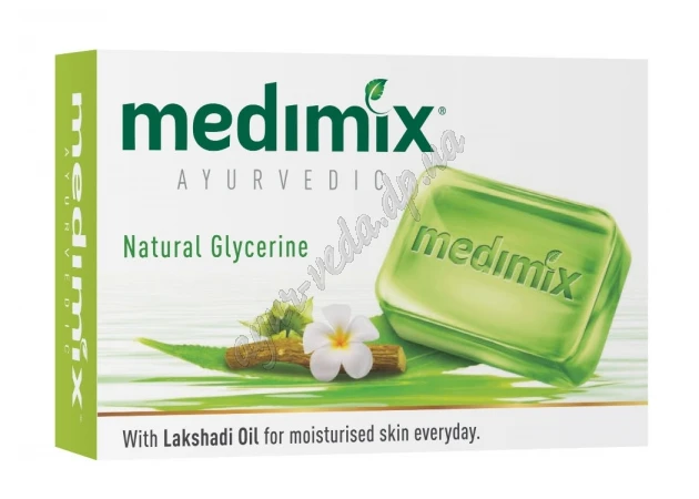Фото 1 - Мыло Медимикс с глицерином 125г, Мыло Медимикс глицерин, Medimix Glycerine and Lakshadi Oil Ayurvedic Soap Cholayil Ltd.
