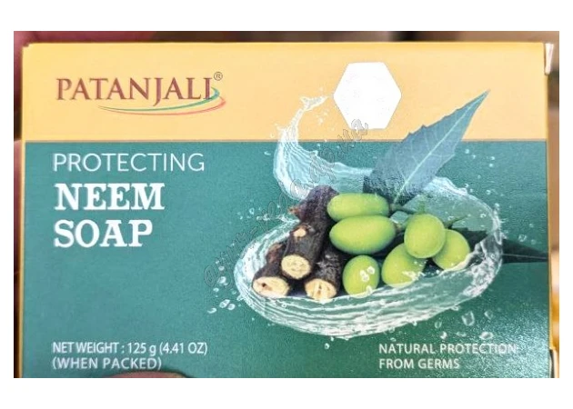 Фото 1 - Patanjali Neem Soap 125g, Kanti Neem Body Soap Patanjali, Patanjali Kanti Neem Body Soap, Ayurveda