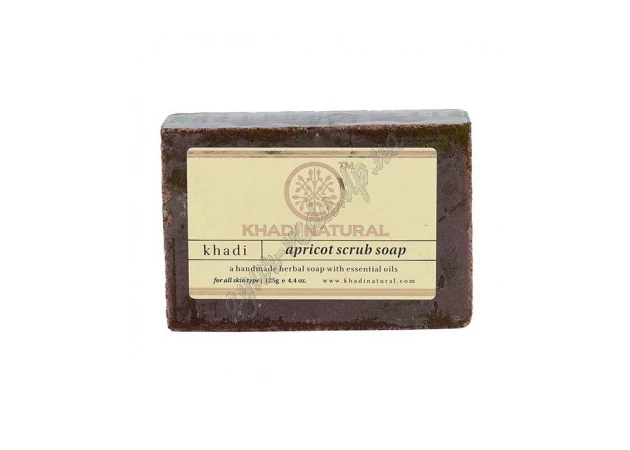 Фото 1 - Khadi Apricot Scrub Soap, Khadi Herbal Apricot Scrub Soap, Khadi Apricot Scrub Soap, Ayurveda