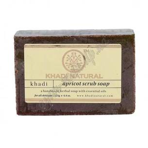 Мило-скраб Кхаді Абрикос, Khadi Herbal Apricot Scrub Soap, Мыло-скраб Кхади Абрикос, Аюрведа Здесь