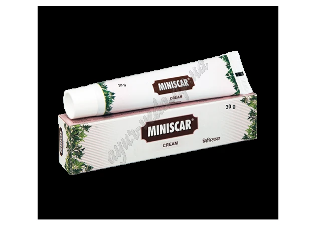Фото 1 - Минискар крем 30 мл Рюмка, Miniscar cream Charak, Супер эффективный крем от растяжек, Аюрведа Здесь!