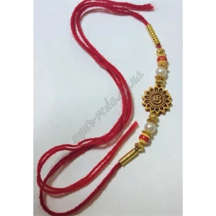 Rope for Raksha Bandana with Omkara UT-00004450, Rakhi, Nitya Rakhi for Raksha Bandana Ayurveda