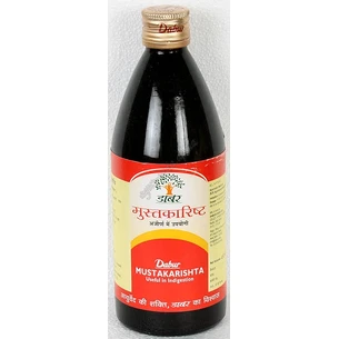 Mustakarishta 450 ml Dabur, Mustakarishta, Dabur, improving the functioning of the gastrointestinal tract, Ayurveda