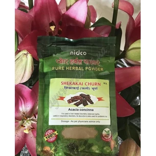 Мыльные бобы Шикакай 100г, Shikakai, NIDCO, Shekakai, Acacia concinna, порошок, замена шампуням и моющим средством от природы, А