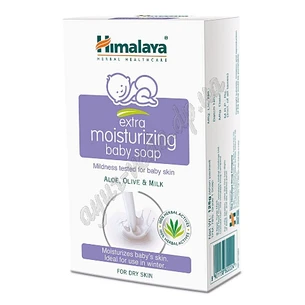 Мыло увлажняющее экстра детское с оливкой и алоэ, Хималая, Himalaya Herbals Extra Moisturizing Baby Soap, Аюрведа Здесь!